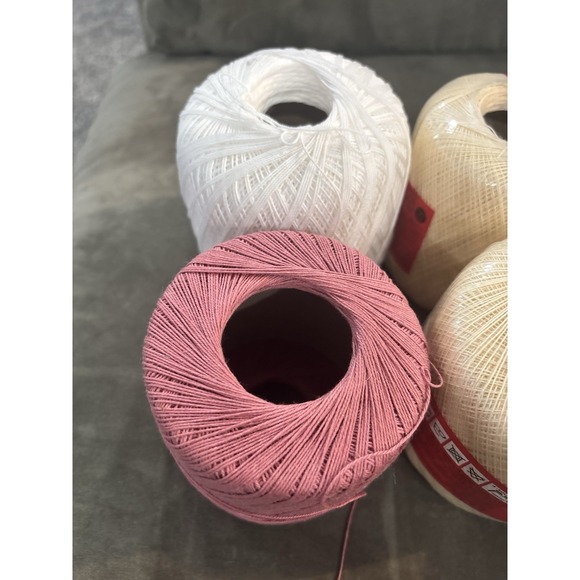 Various Lot Of 6 Larger And Four Smaller Balls Of Crochet Yarn Some New, Used - Picture 10 of 10